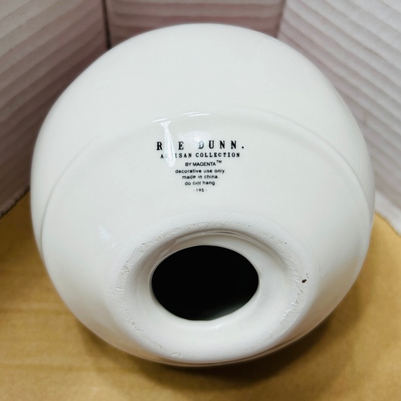 Rae Dunn ornament for Christmas. White with black CHEER letters. Red ribbon. NEW - Picture 4 of 4